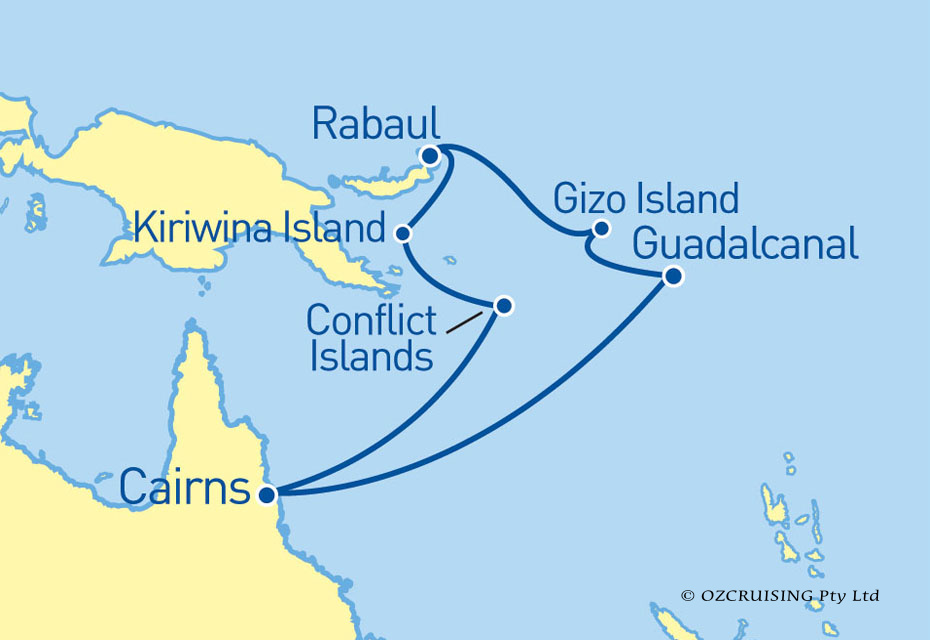 Pacific Explorer Papua New Guinea - Ozcruising.com.au