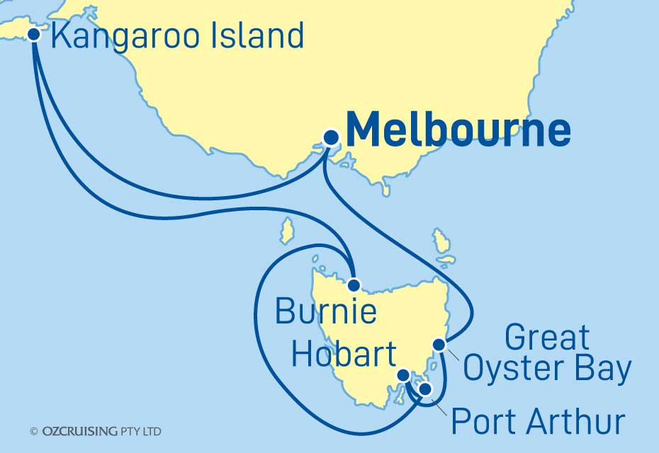 Pacific Explorer Christmas Tasmania and Kangaroo Island - Cruises.com.au