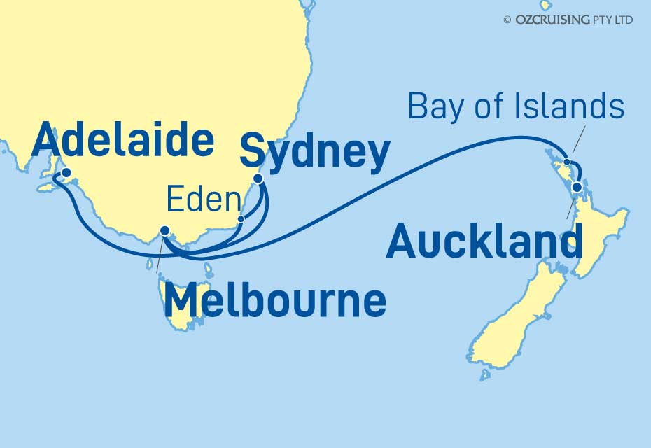 Queen Elizabeth Auckland to Adelaide - Cruises.com.au