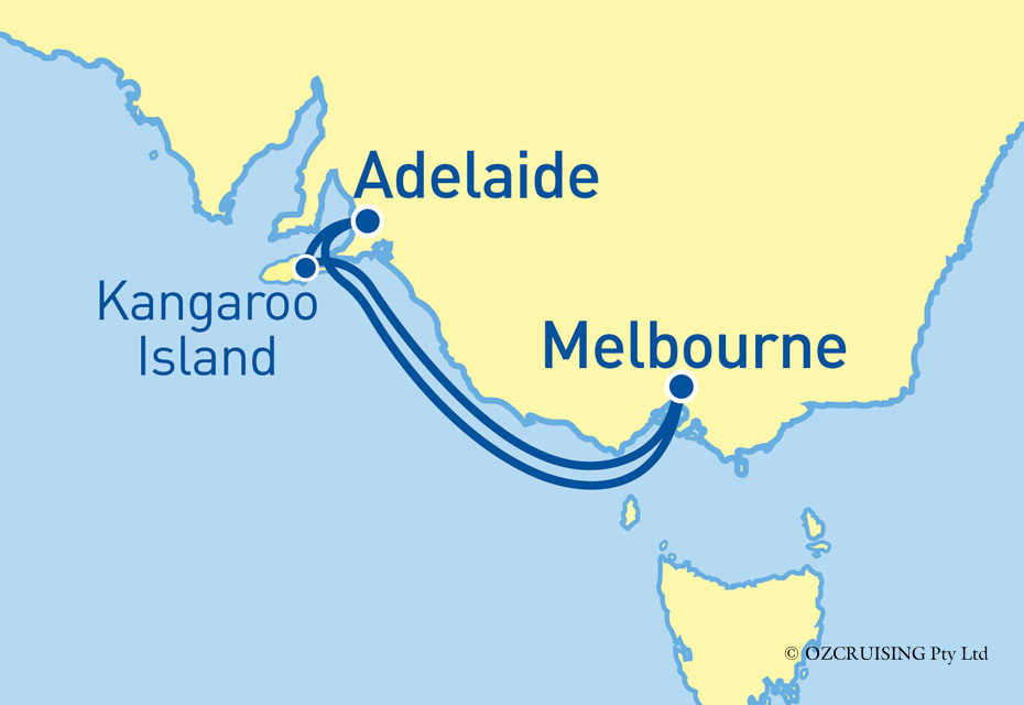 Queen Elizabeth Adelaide and Kangaroo Island - Ozcruising.com.au