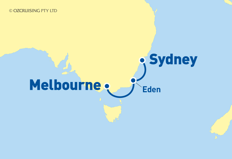 Queen Elizabeth Melbourne to Sydney - Ozcruising.com.au