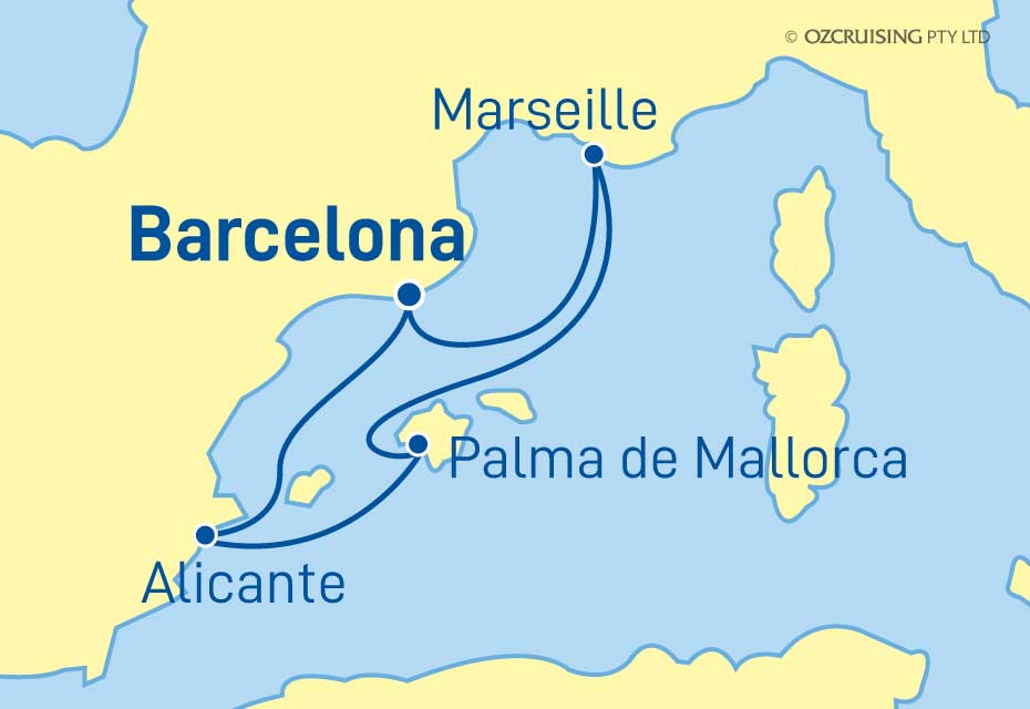 Norwegian Epic France and Spain - Cruises.com.au