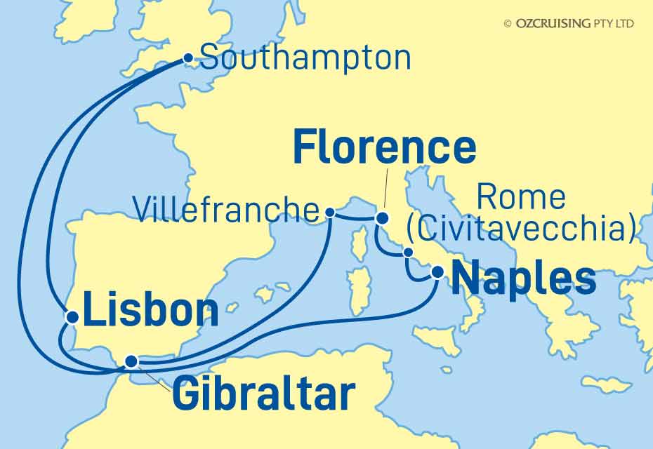 Anthem Of The Seas France, Italy and Portugal - Cruises.com.au