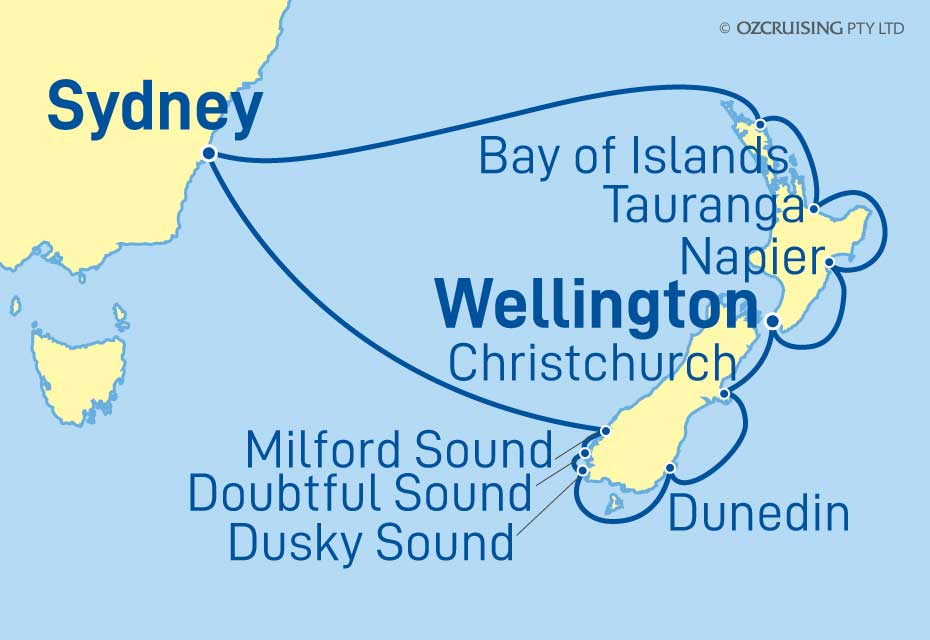Brilliance Of The Seas New Zealand - Ozcruising.com.au