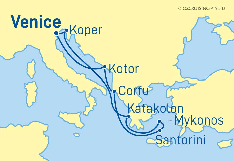 Rhapsody Of The Seas Montenegro, Greece and Slovenia - Cruises.com.au