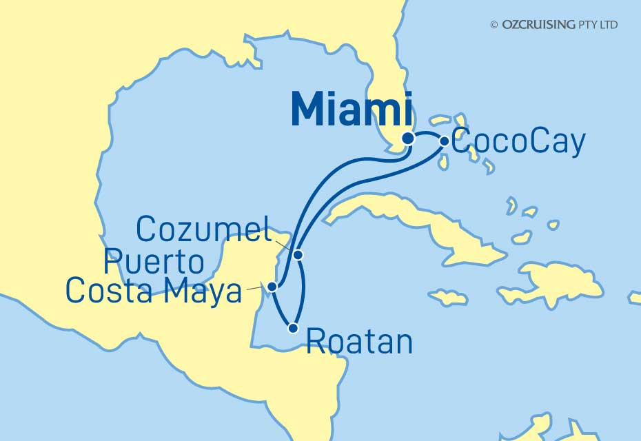 Symphony Of The Seas Mexico & Bahamas - Ozcruising.com.au