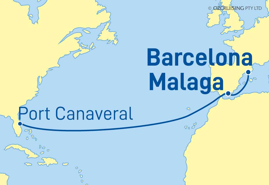 Harmony of the Seas Barcelona to Port Canaveral - Cruises.com.au