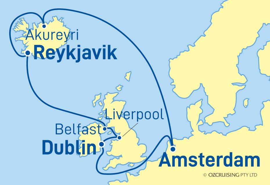 11 Night Iceland and Ireland Cruise on the Celebrity Reflection CC21