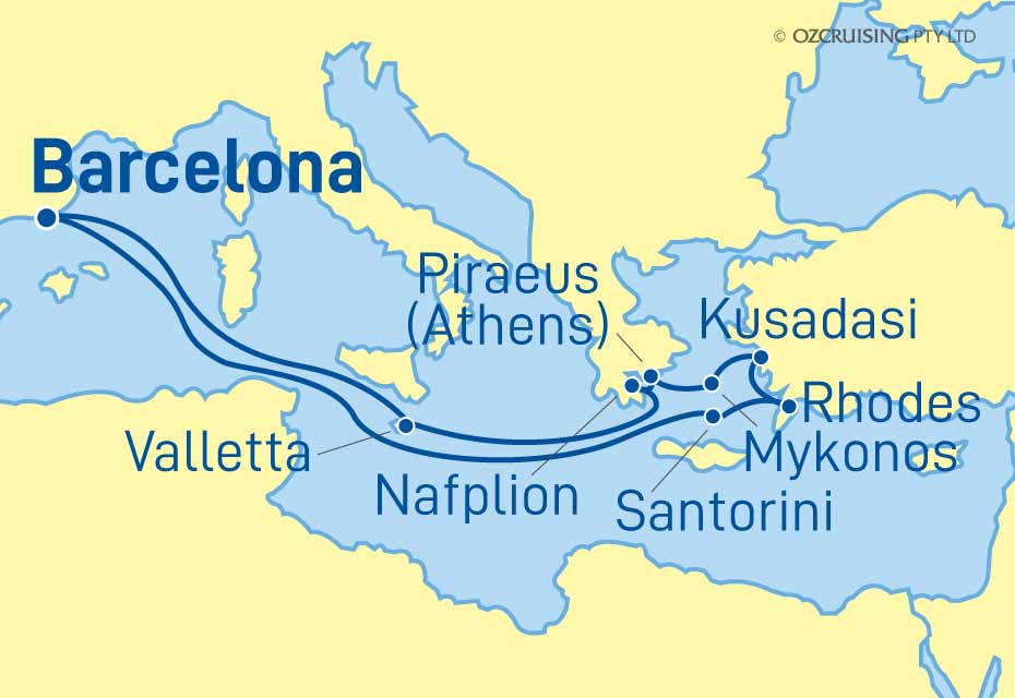 Celebrity Apex Greece, Turkey and Malta - Cruises.com.au