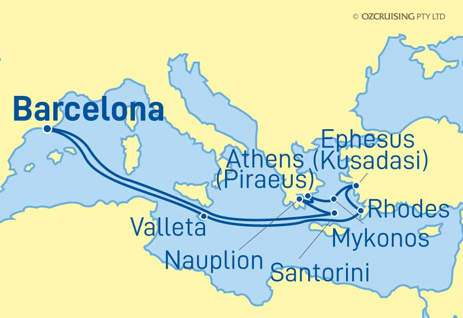 Celebrity Apex Greece, Turkey and Malta - Cruises.com.au