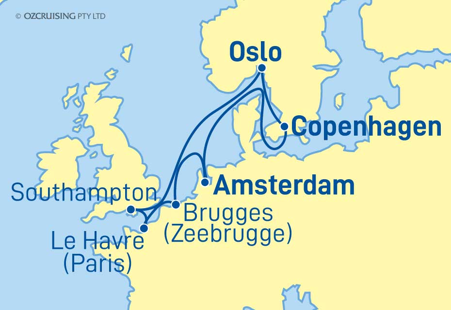 Celebrity Silhouette Norway, Denmark and Belgium - Ozcruising.com.au