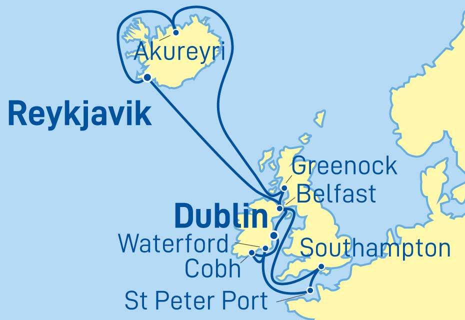 Celebrity Silhouette Ireland and Iceland - Cruises.com.au