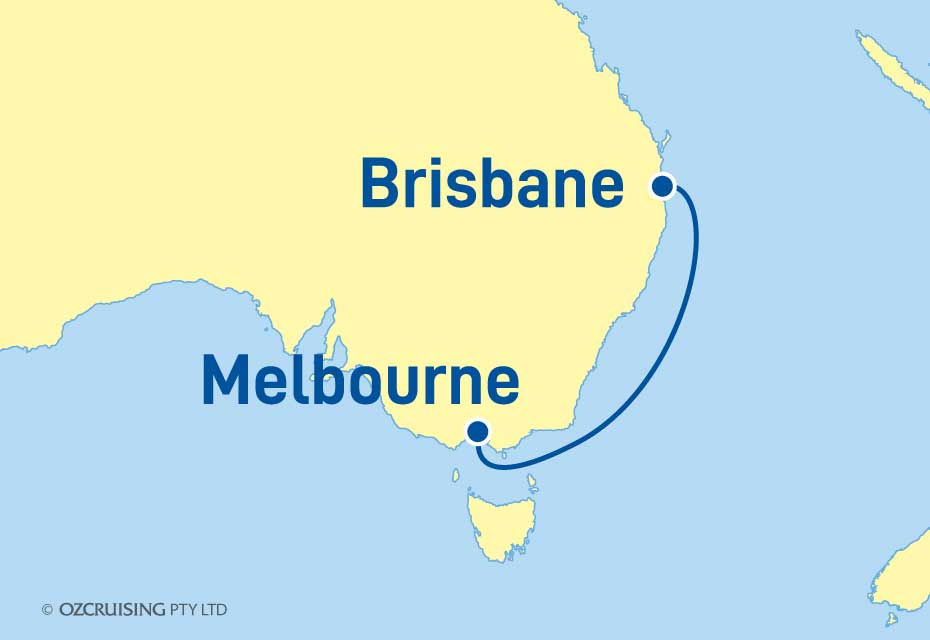 Pacific Dawn Melbourne to Brisbane - Ozcruising.com.au