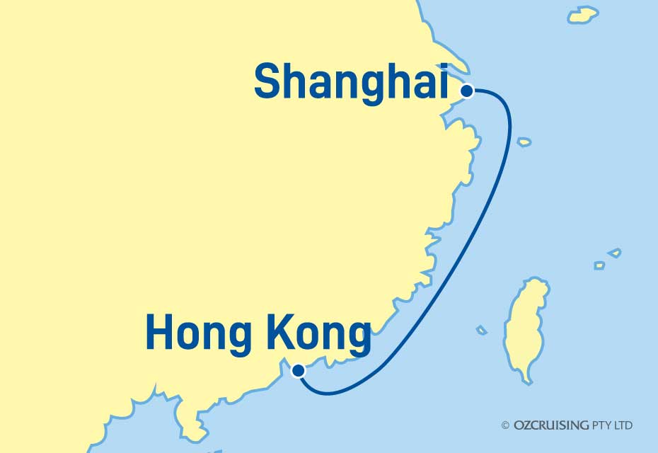 Voyager Of The Seas Hong Kong to Shanghai - Ozcruising.com.au