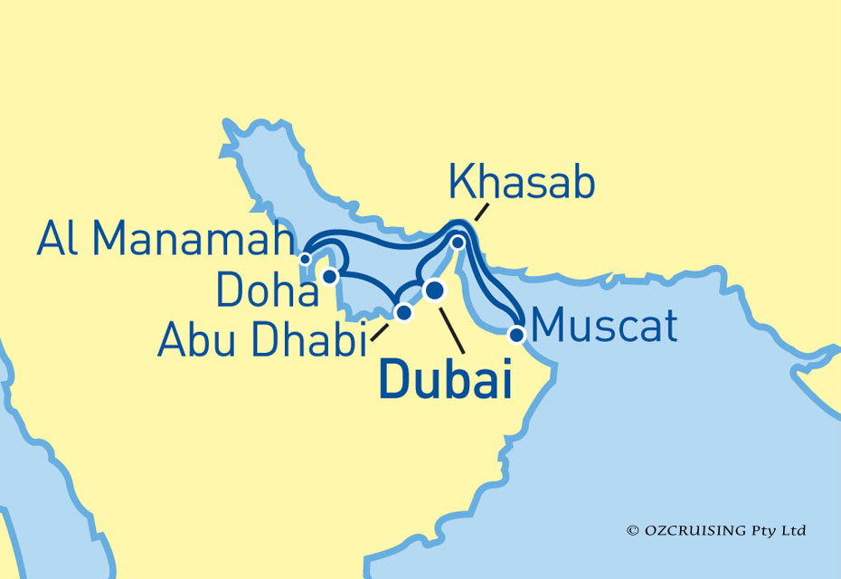10 Night Middle East Cruise on the Oceana PO20E026N