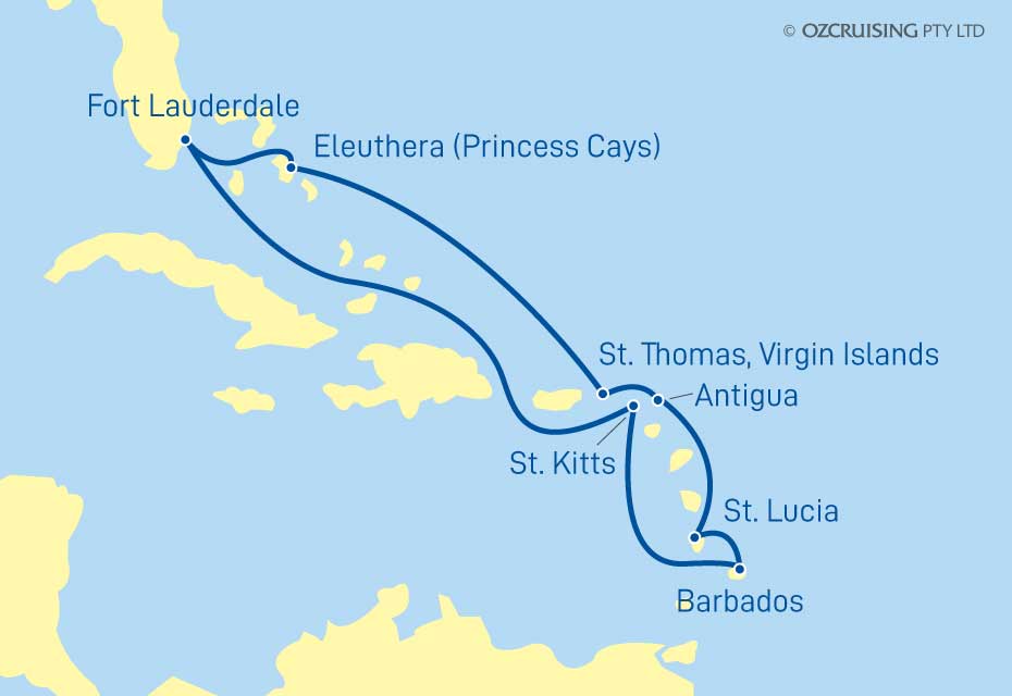 Caribbean Princess Caribbean - Cruises.com.au