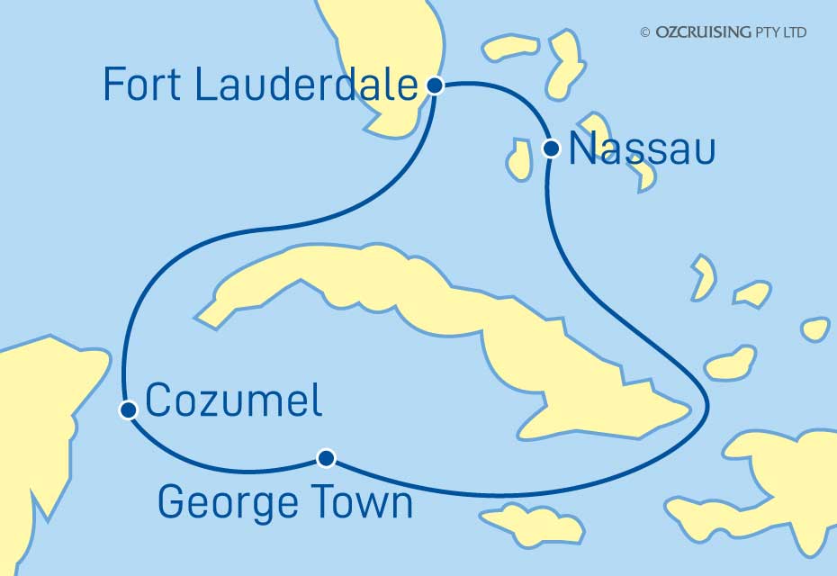 Celebrity Equinox Bahamas, Grand Cayman and Mexico - Ozcruising.com.au