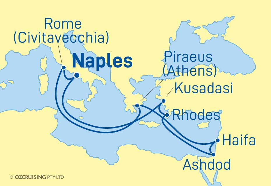 Odyssey Of The Seas Greece, Israel and Turkey - Ozcruising.com.au