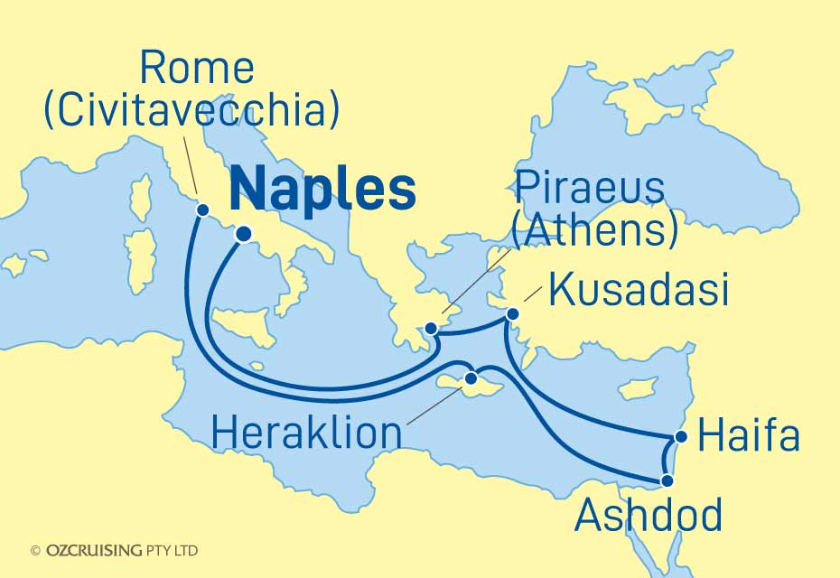 Odyssey Of The Seas Israel, Turkey and Greece - Cruises.com.au
