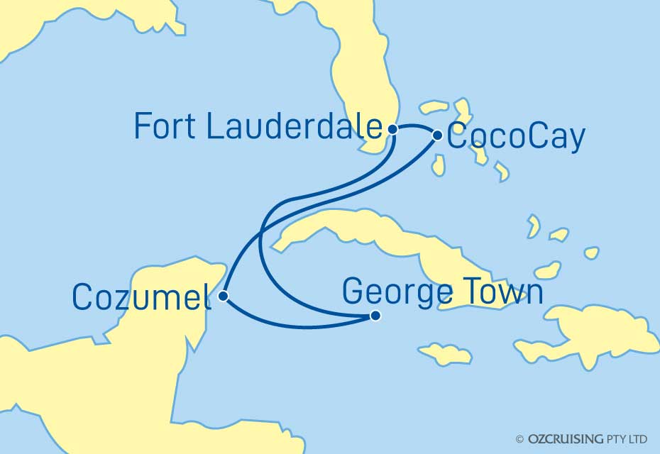 Celebrity Beyond Grand Cayman, Mexico and Bahamas - Ozcruising.com.au