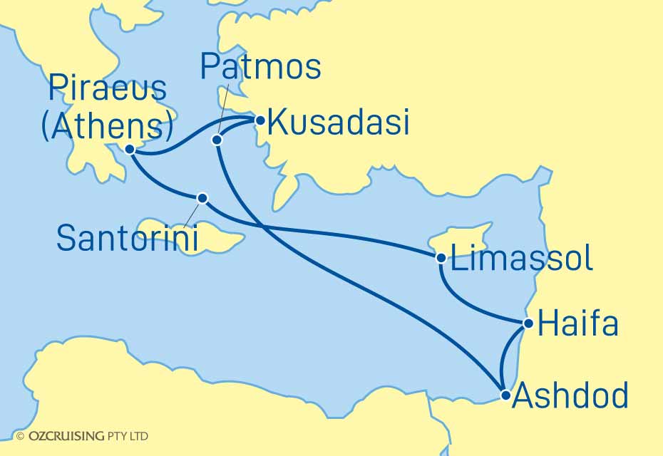 Norwegian Spirit Israel, Turkey, Cyprus and Greece - Cruises.com.au