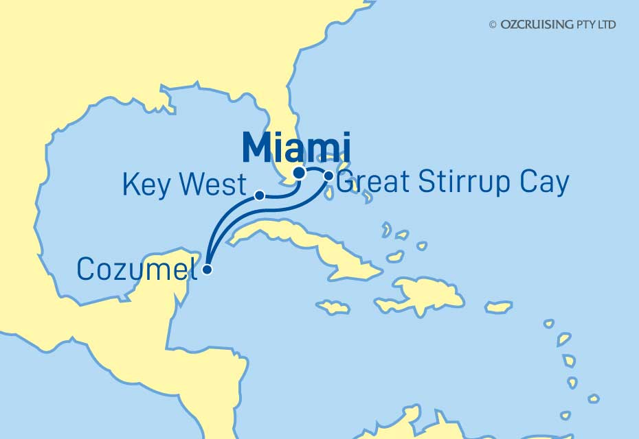 5 Night Key West, Cozumel and Bahamas Cruise on the Norwegian Sky ...