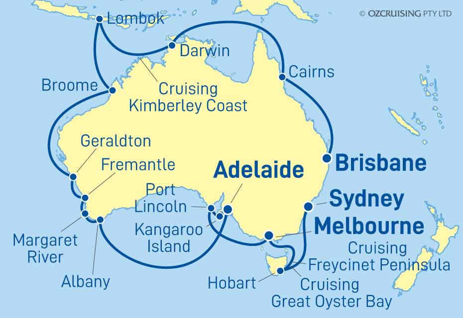 Sapphire Princess Brisbane to Sydney - Cruises.com.au