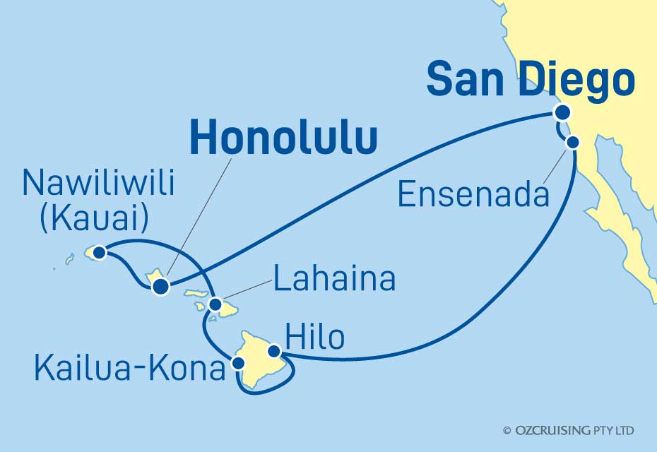 ms Koningsdam Hawaii and Ensenada - Cruises.com.au