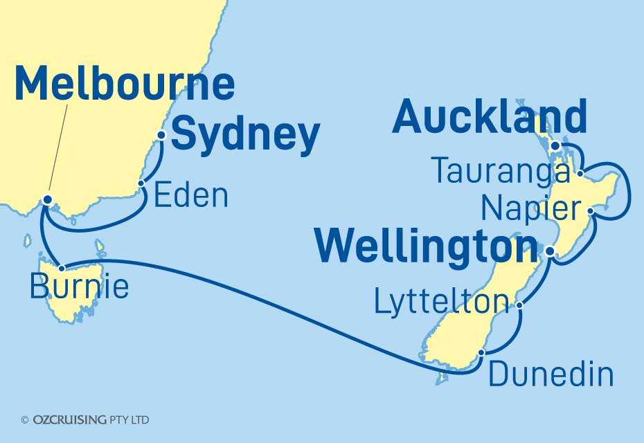 Norwegian Spirit Auckland to Sydney - Cruises.com.au