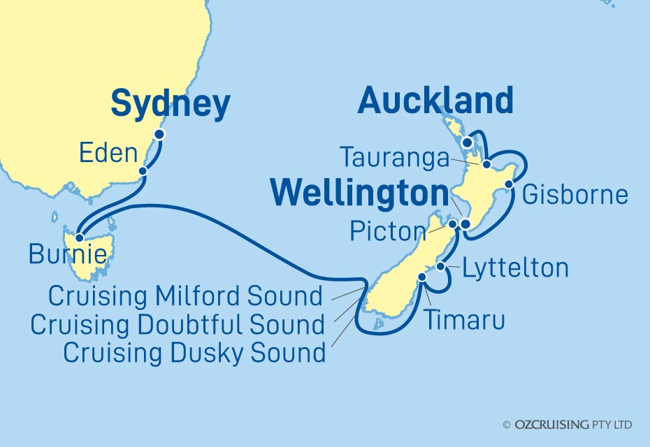 Norwegian Spirit Sydney to Auckland - Cruises.com.au