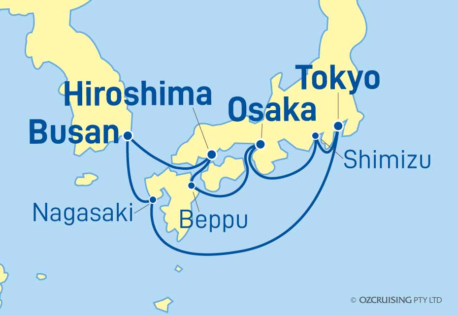 9 Night Japan and South Korea Cruise on the Norwegian Spirit - NC22-SPR ...