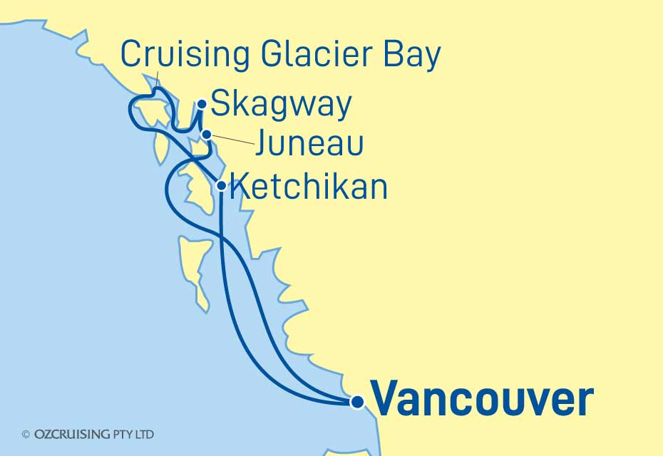 7 Night Alaska Cruise on the Ruby Princess PC24R415