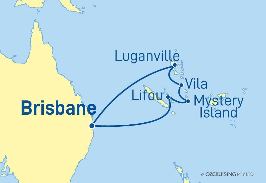 Radiance Of The Seas South Pacific Island - Ozcruising.com.au