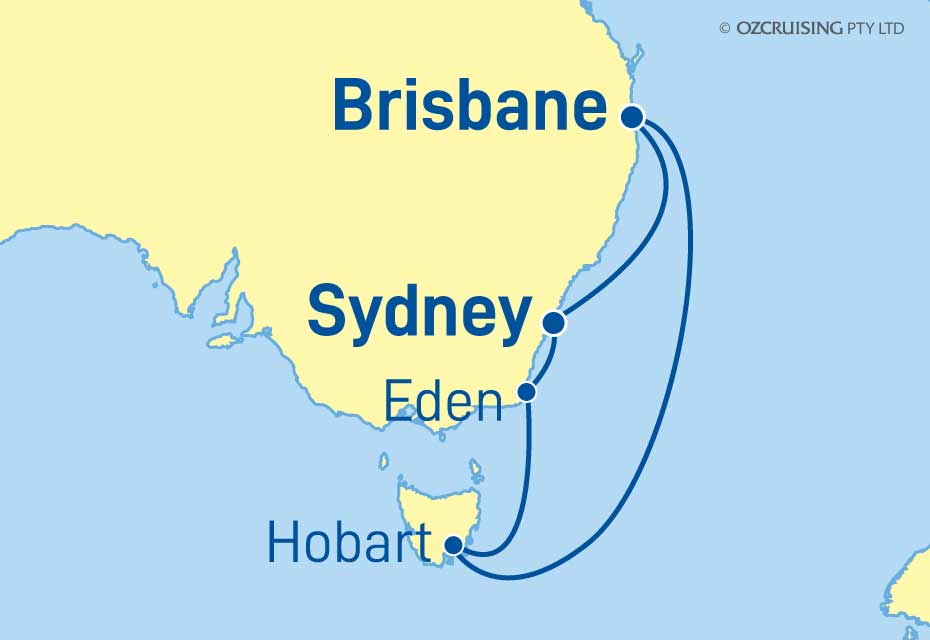 Radiance Of The Seas Sydney, Eden and Hobart - Ozcruising.com.au