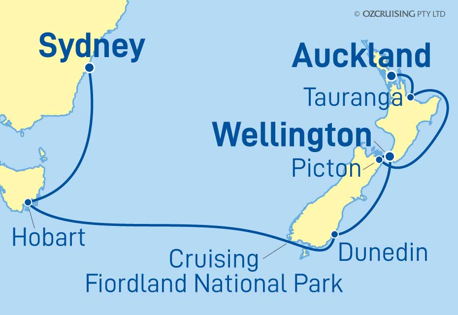 Royal Princess Auckland to Sydney - Cruises.com.au