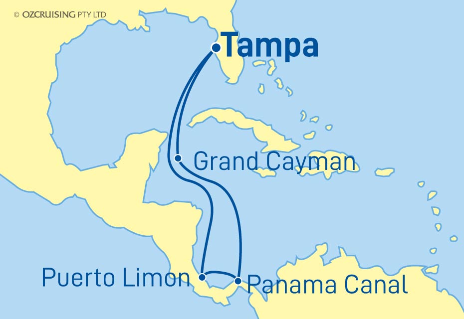 Carnival Pride Panama Canal & Western Caribbean - Cruises.com.au