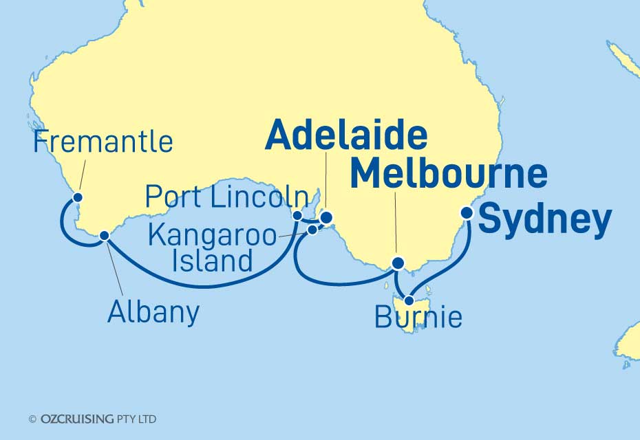 ms Oosterdam Fremantle to Sydney - Cruises.com.au