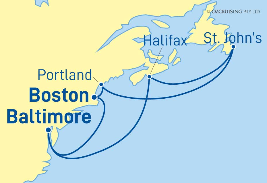 8 Night New England Cruise on the Carnival Legend CL22LE03SEP22