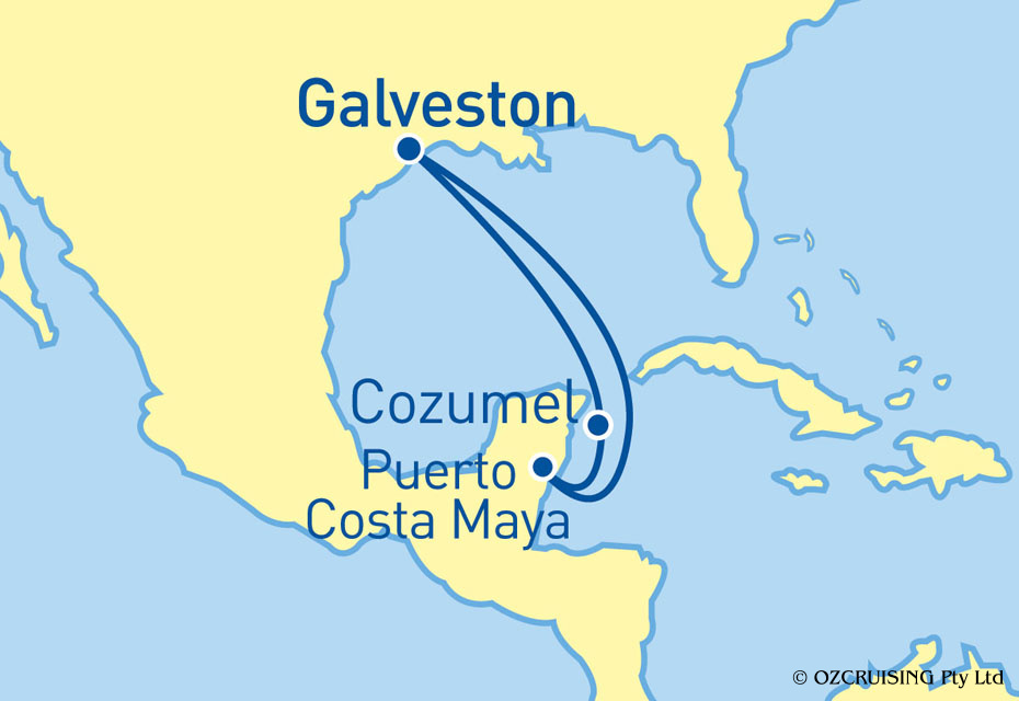 Vision Of The Seas Costa Maya & Cozumel - Cruises.com.au