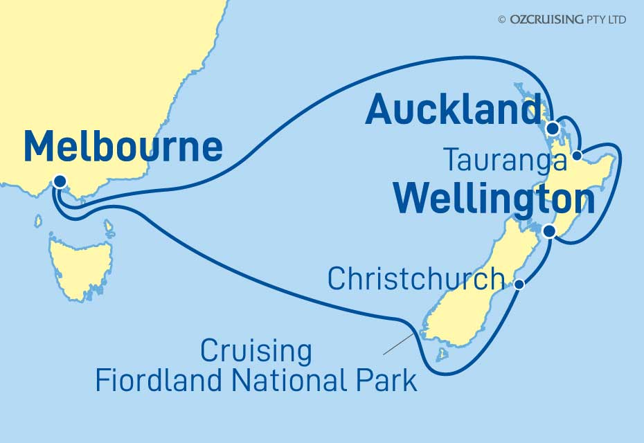 Sapphire Princess New Zealand - Cruises.com.au