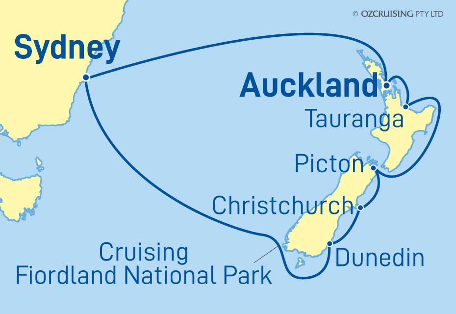Emerald Princess New Zealand - Cruises.com.au