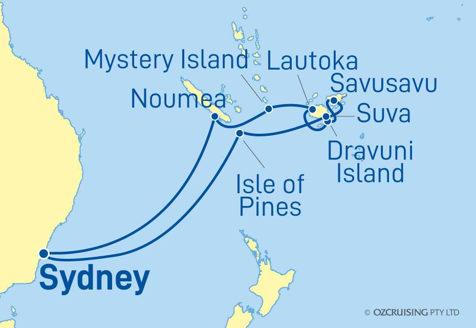 Emerald Princess South Pacific and Fiji - Ozcruising.com.au