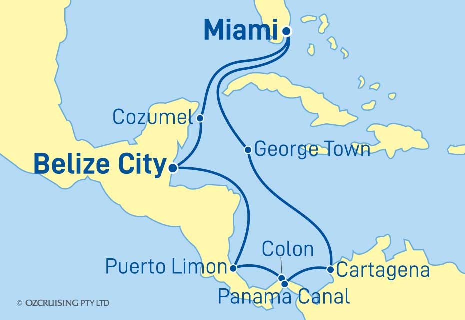 11 Night Panama, Costa Rica and Mexico Cruise on the Norwegian Sky -  NC23-SKY-20230306-11-MIA-MIA 