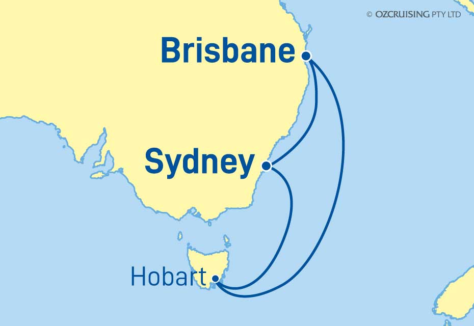 Quantum of the Seas Sydney and Hobart - Ozcruising.com.au