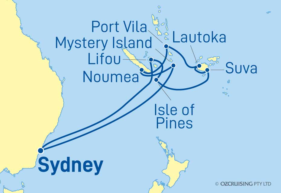 Serenade Of The Seas South Pacific and Fiji - Ozcruising.com.au
