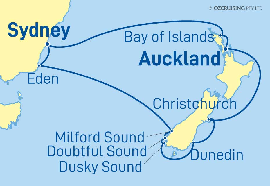 Serenade Of The Seas New Zealand - Cruises.com.au