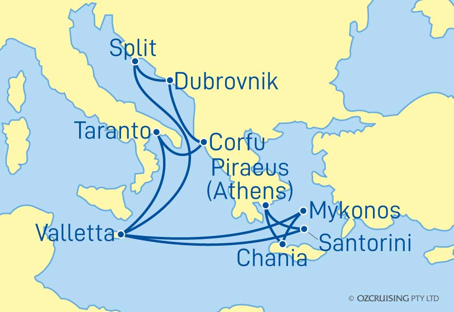 Azura Greece & Italy - Cruises.com.au