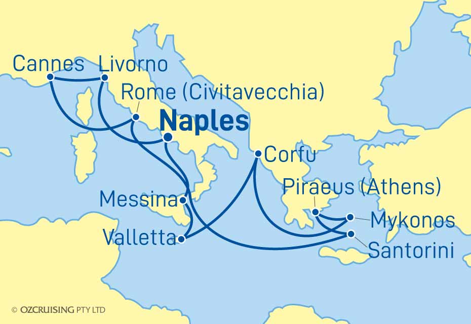 Norwegian Epic Greece, Malta & Italy - Ozcruising.com.au