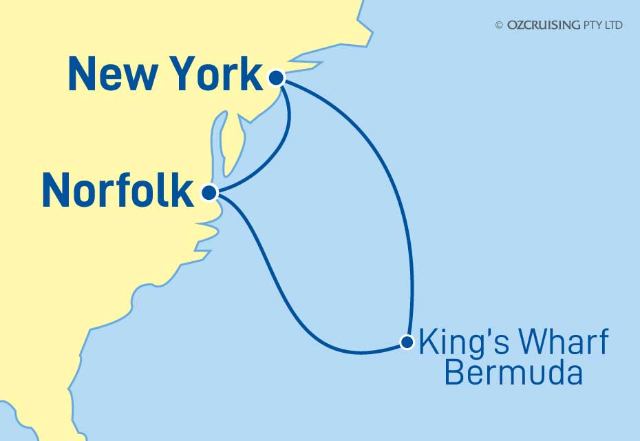 7 Night Norfolk and Bermuda Cruise on the Norwegian Joy NC22JOY