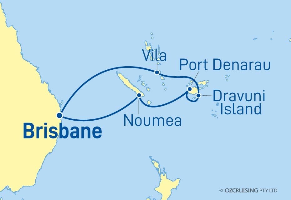Carnival Spirit South Pacific and Fiji - Cruises.com.au